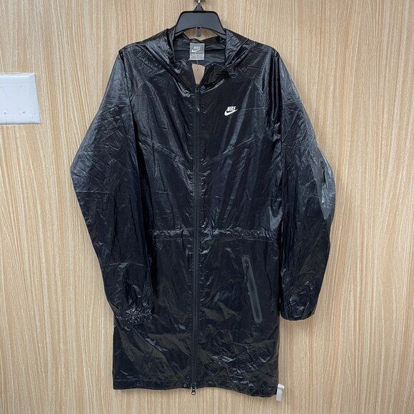 Nike NSW Windrunner Black Jacket Size Small - Picture 1 of 7
